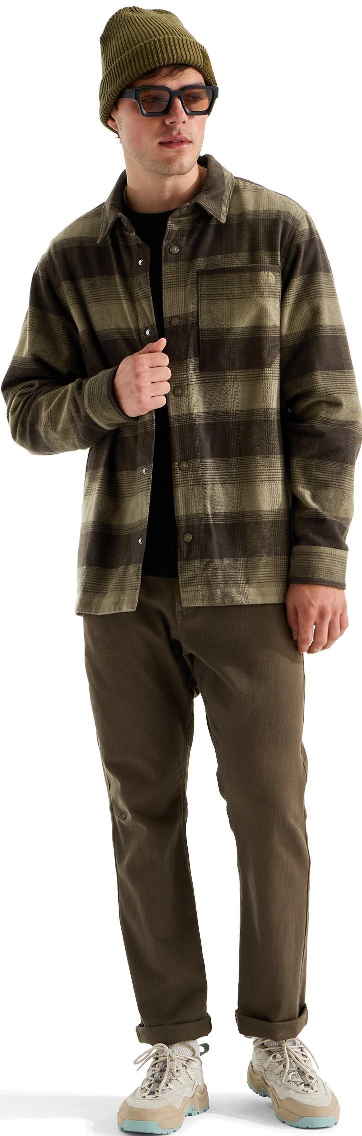 Forest Flannel LS Shacket - Mens - caraway seed shadow plaid 1