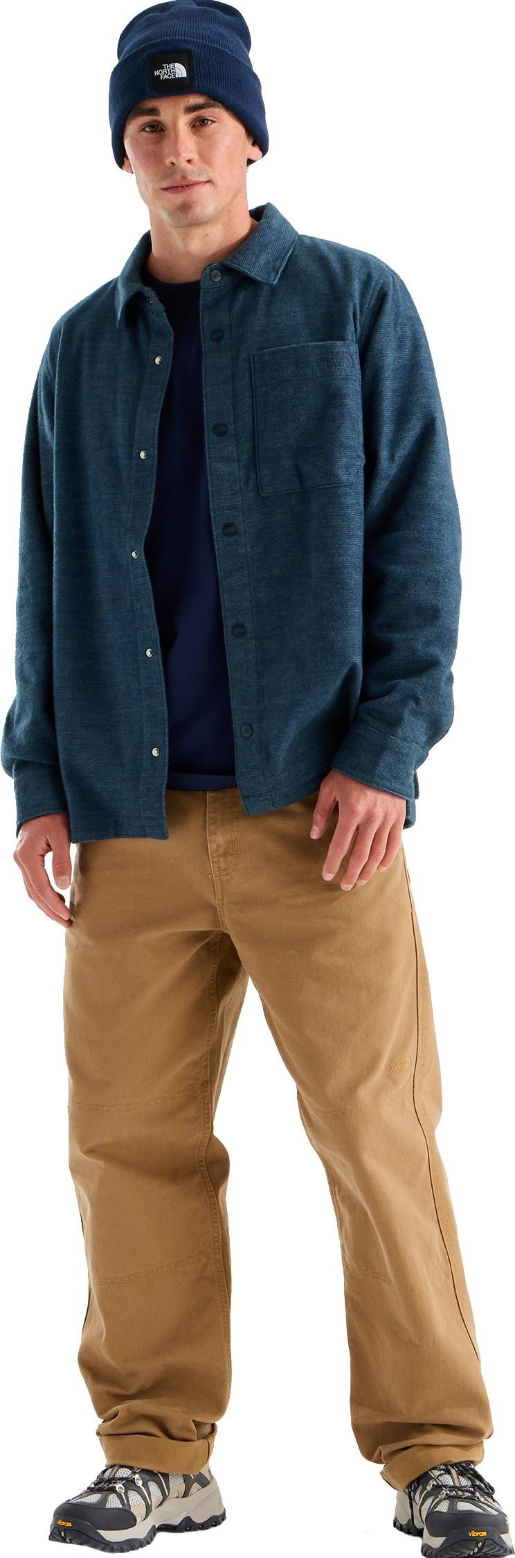 Forest Flannel LS Shacket - Mens - summit navy grain plaid 1