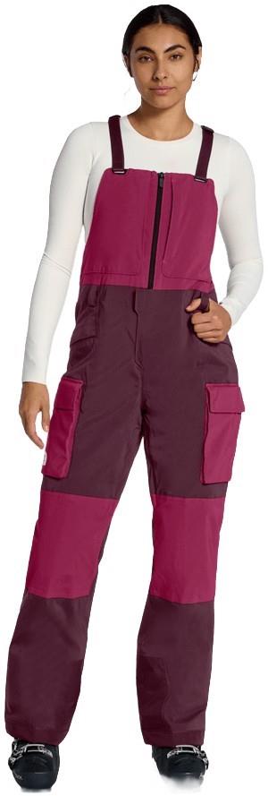 Freedom Bibs, Short - Womens - burgundy crush / lali guran 1