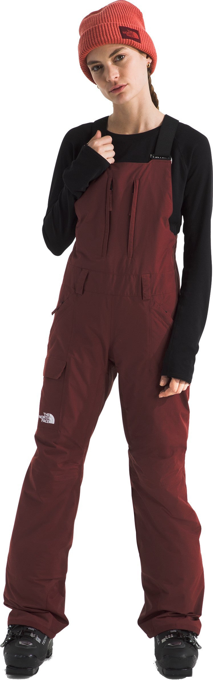 Freedom Insulated Bibs, Long - Womens - sumac 1