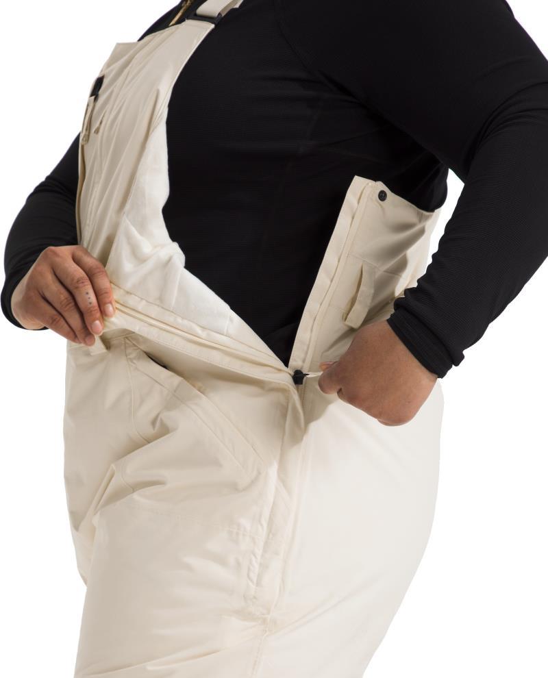 Freedom Insulated Bibs, Plus, Short - Womens - white dune 1