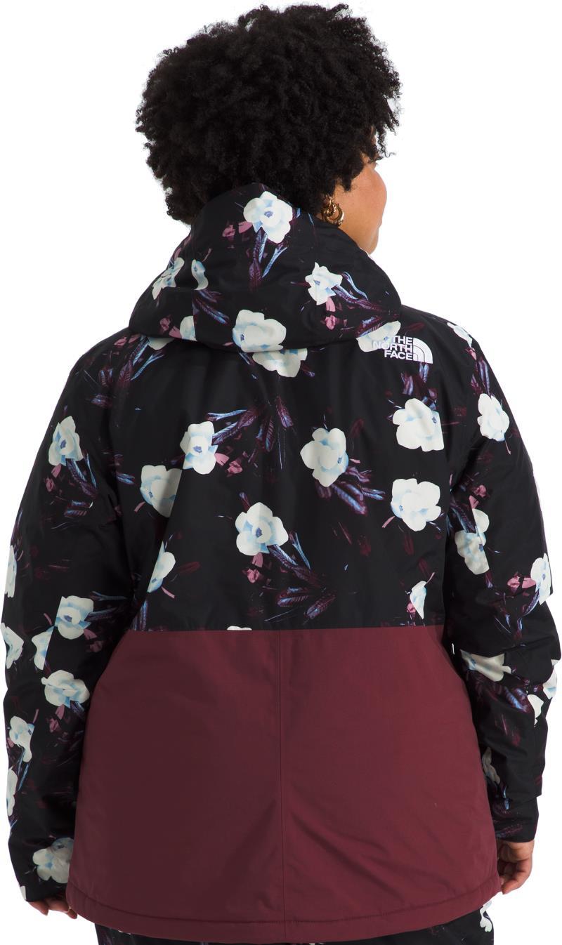 Freedom Insulated Jacket, Plus - Womens - tnf black winter flowers print / alpine plum 1