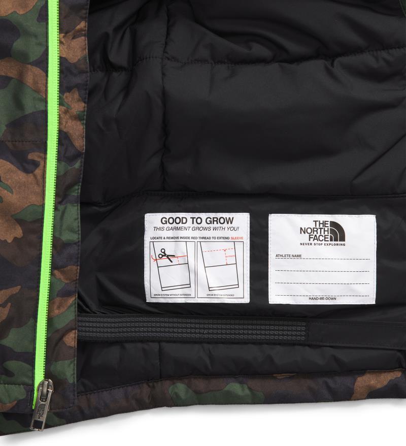 Freedom Insulated Jacket - Kids - tnf black tnf camo small print 1