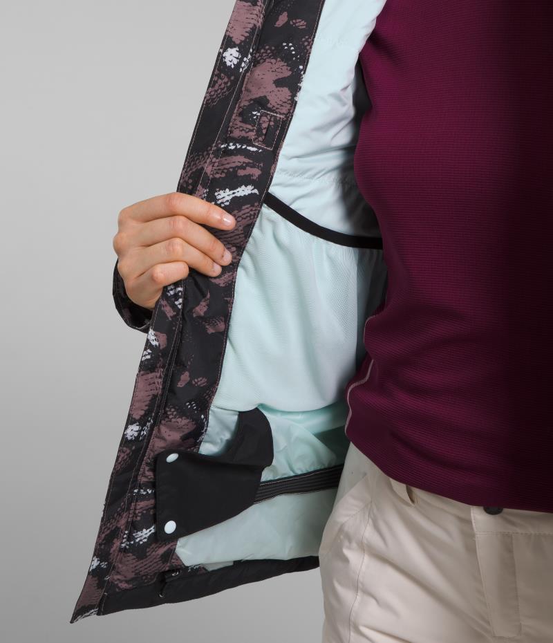 Freedom Insulated Jacket - Womens - Fawn Grey Snake Charmer Print 4