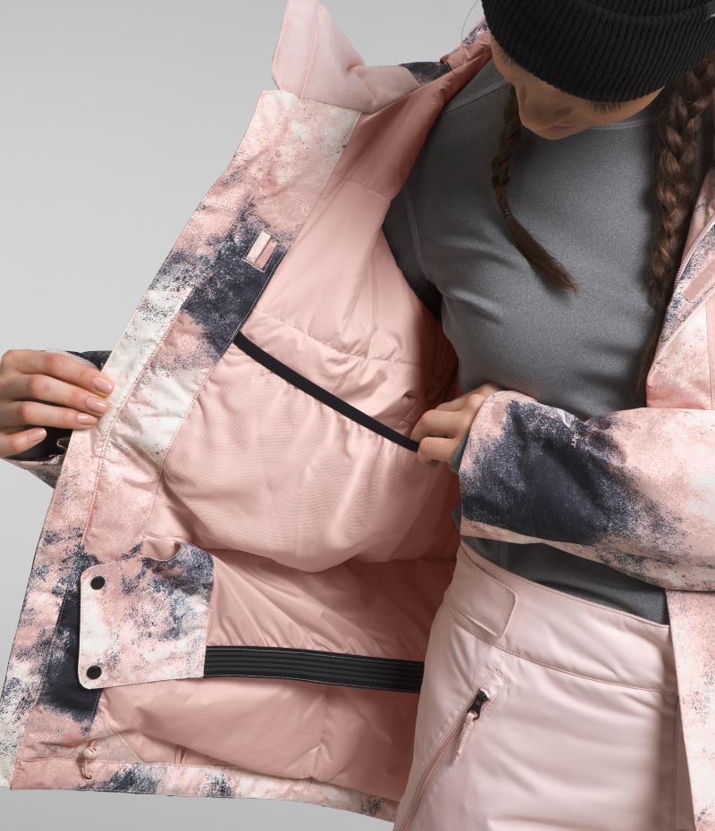 Freedom Insulated Jacket - Womens - Pink Moss Faded Dye Camo Print 4