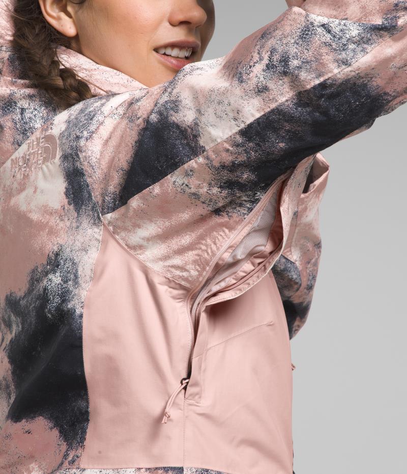 Freedom Insulated Jacket - Womens - Pink Moss Faded Dye Camo Print 5