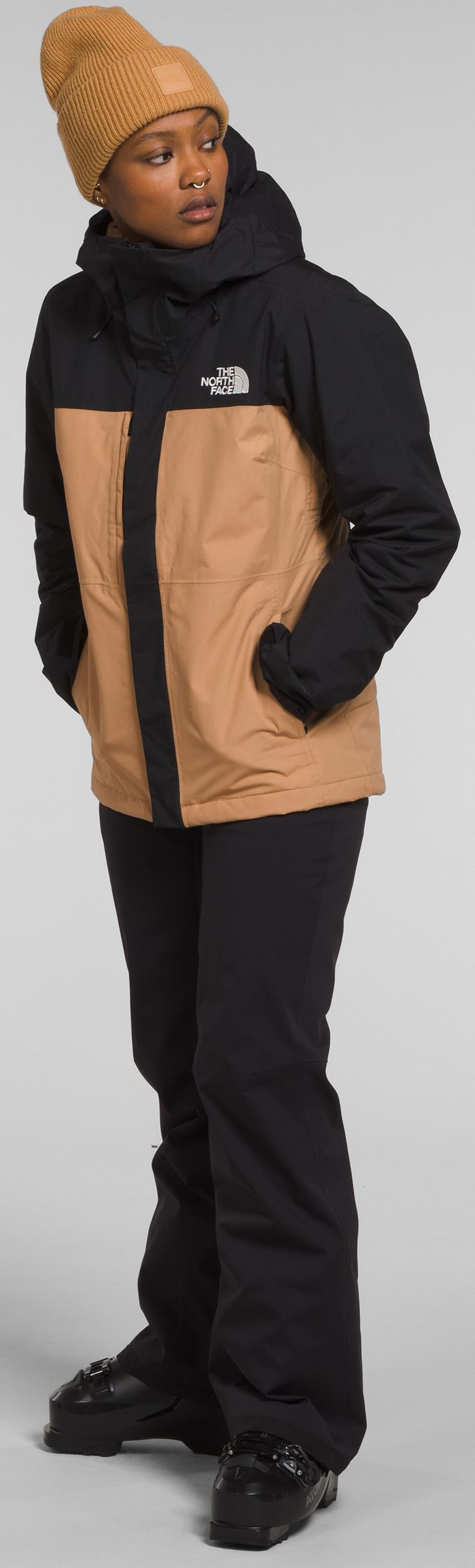 Freedom Insulated Jacket - Womens - TNF Black / Almond Butter 3