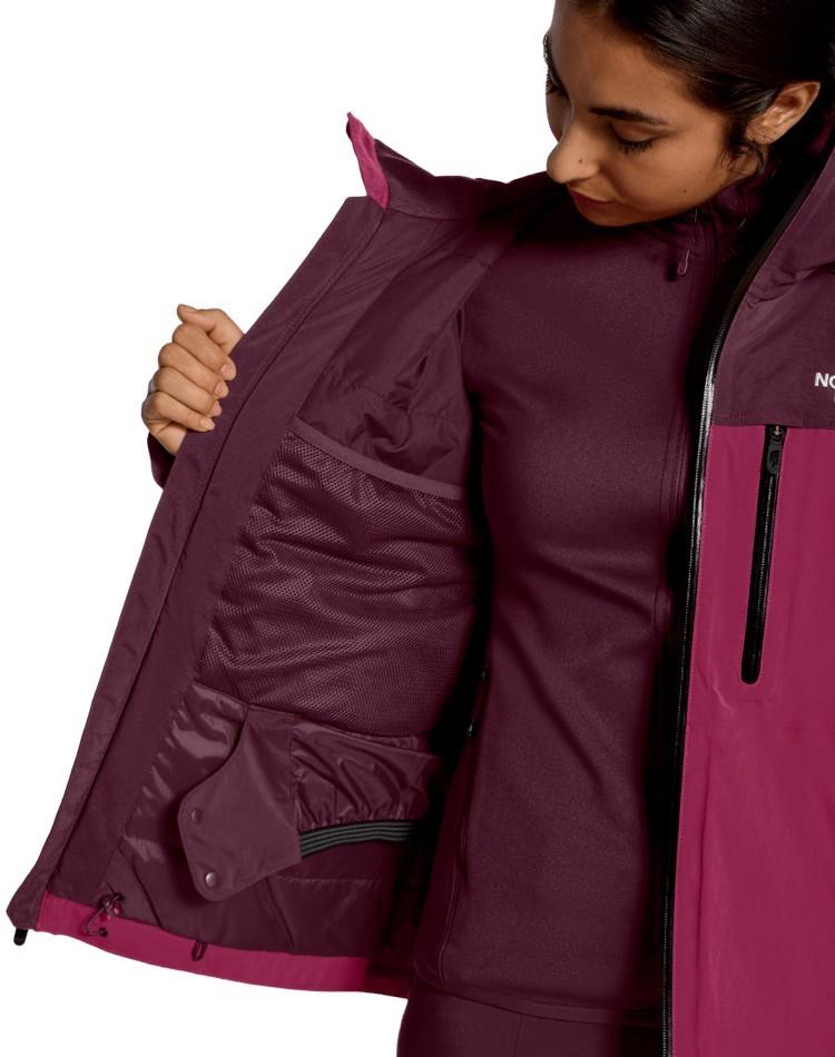 Freedom Insulated Jacket - Womens - lali guran / burgundy crush 1