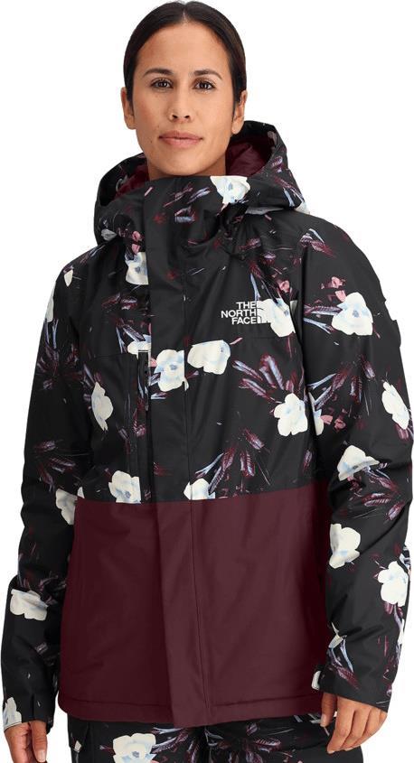 Freedom Insulated Jacket - Womens - tnf black winter flowers print / alpine plum 1