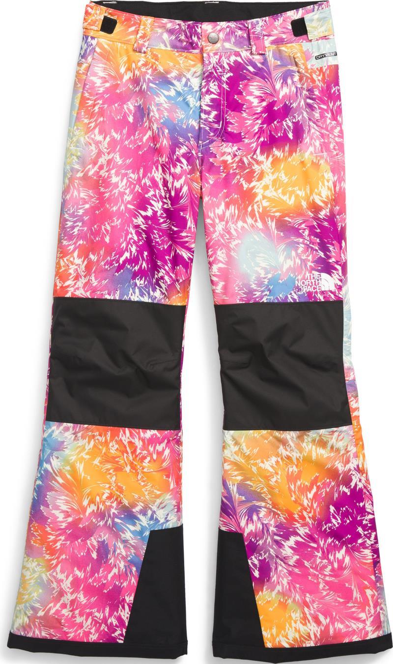 Freedom Insulated Pants - Girls - radiant poppy blowing wind print 1