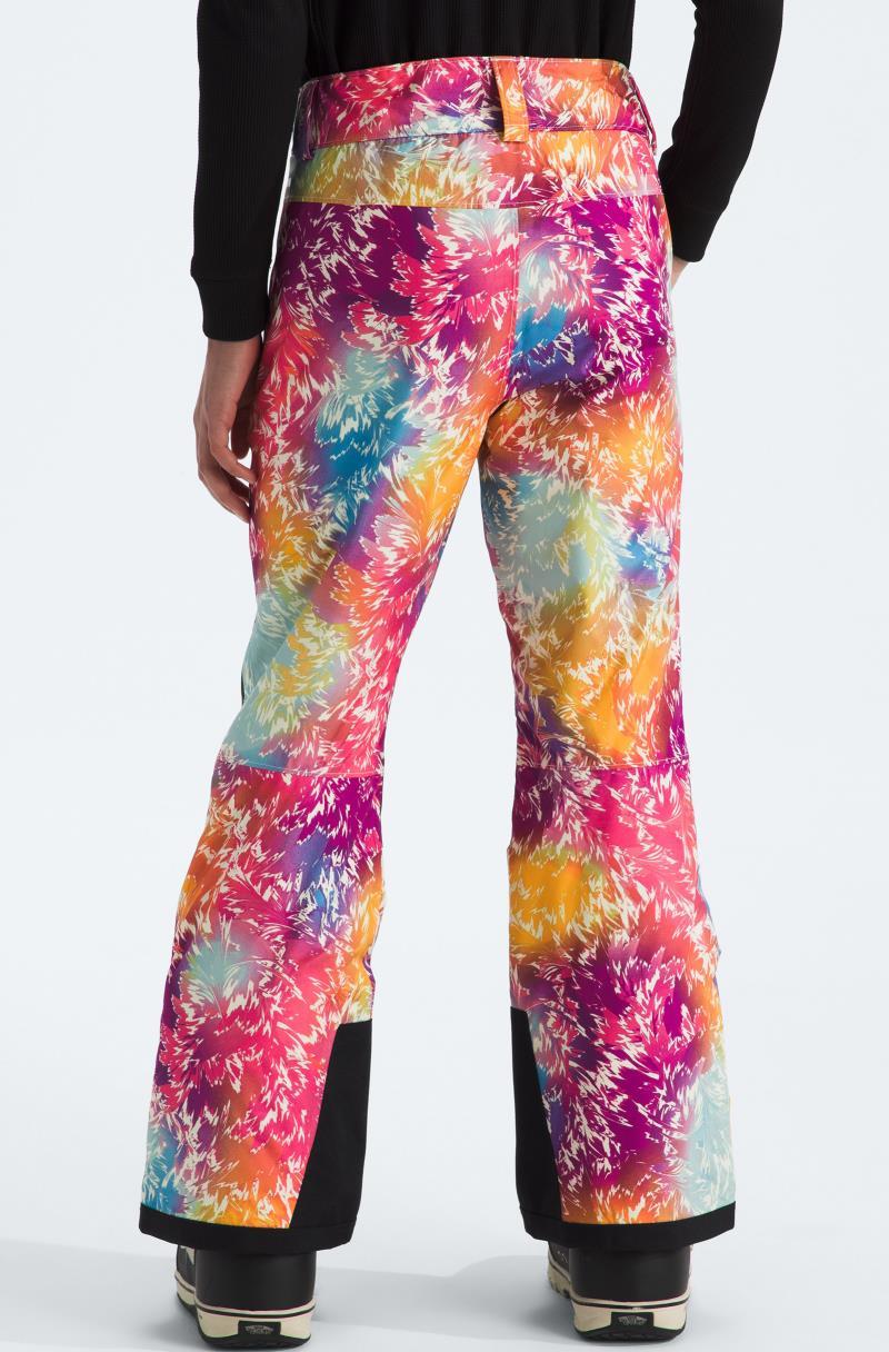 Freedom Insulated Pants - Girls - radiant poppy blowing wind print 1