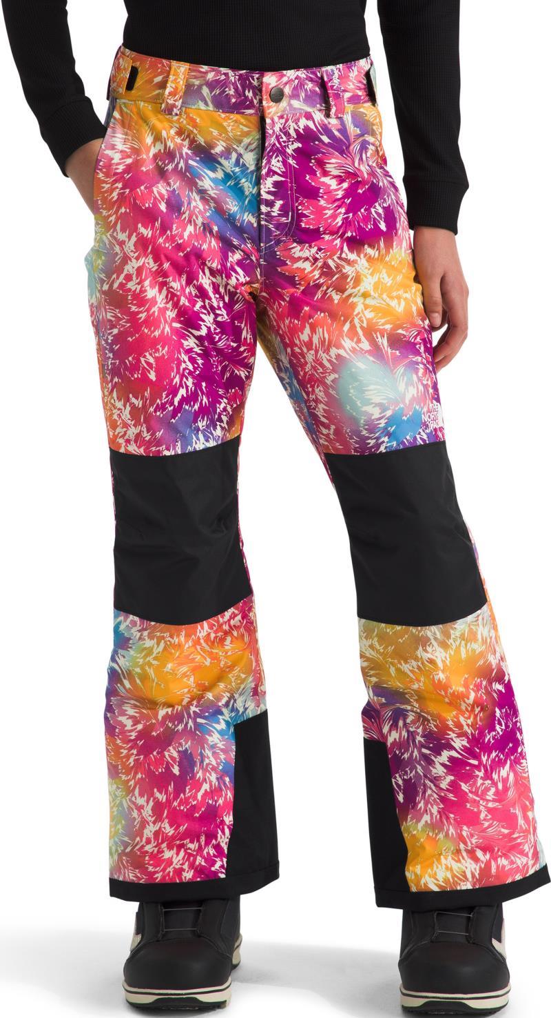 Freedom Insulated Pants - Girls - radiant poppy blowing wind print 1