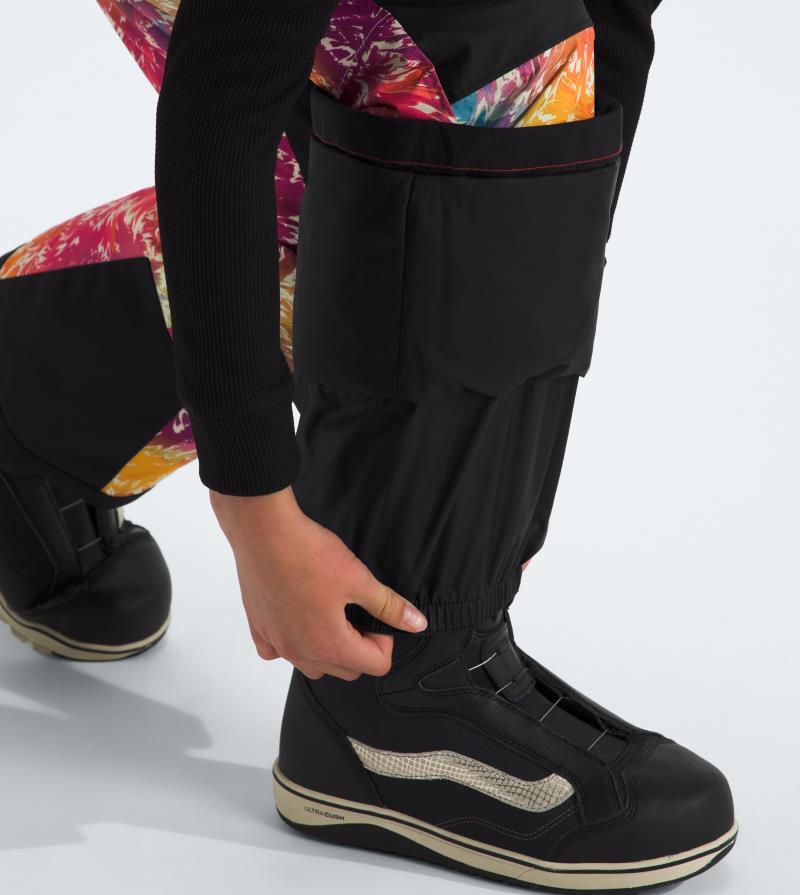 Freedom Insulated Pants - Girls - radiant poppy blowing wind print 1
