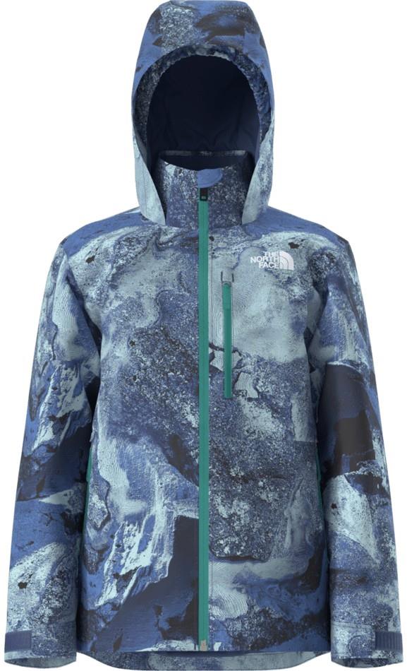 Freedom Insulated Printed Jacket - Boys - bold blue half dome strata print 1