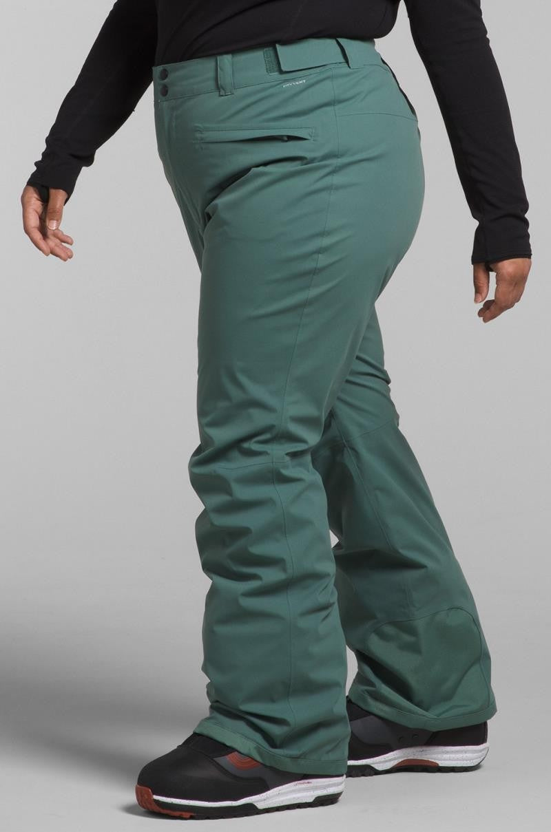 Freedom Stretch Pants, Plus, Short - Womens - dark sage 1