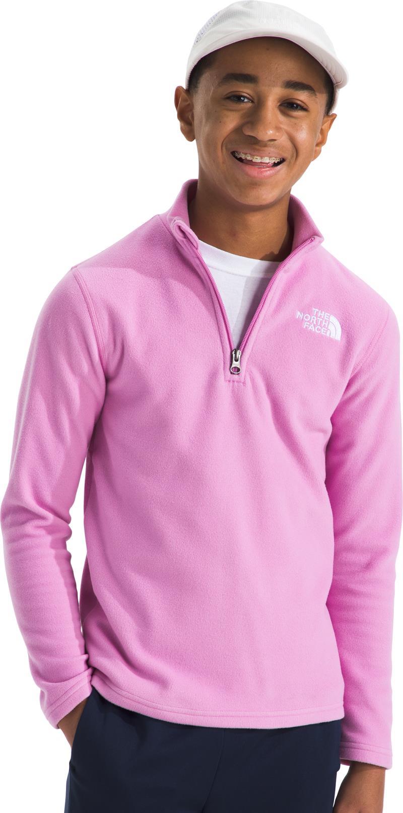 Glacier 1/4 Zip Pullover - Teen - dragonfruit 1
