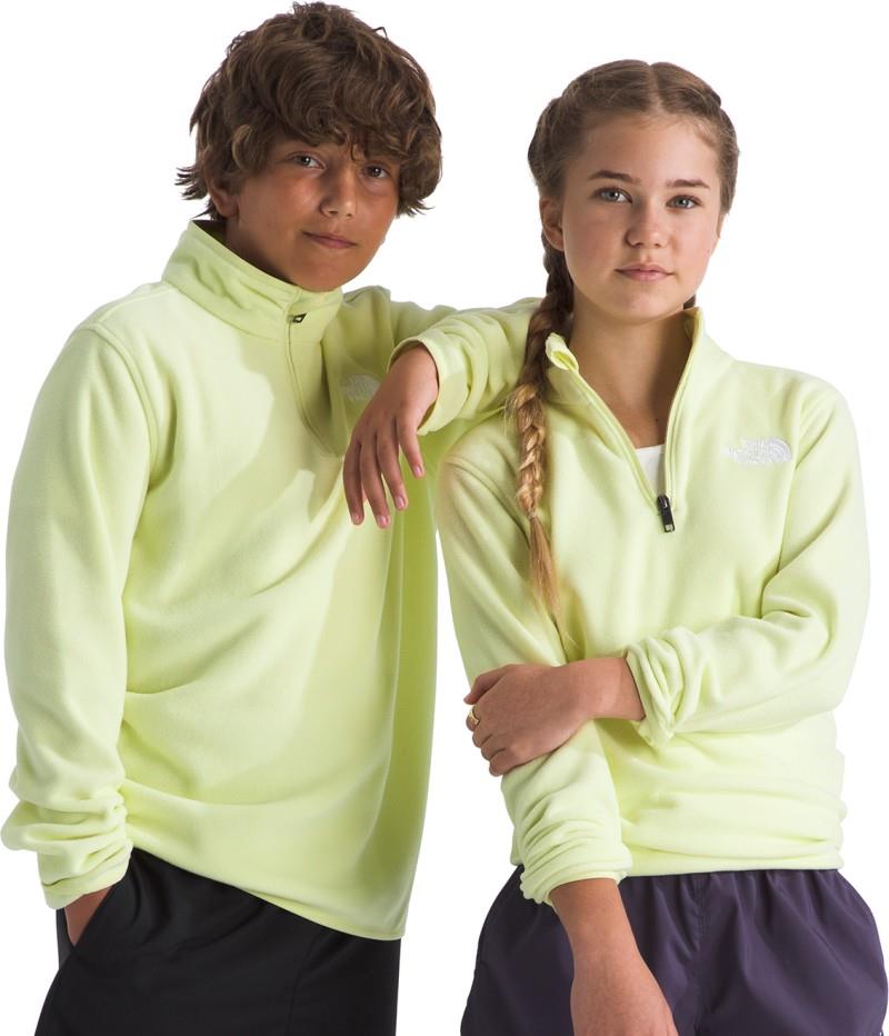 Glacier 1/4 Zip Pullover - Teen - lemon mist 1