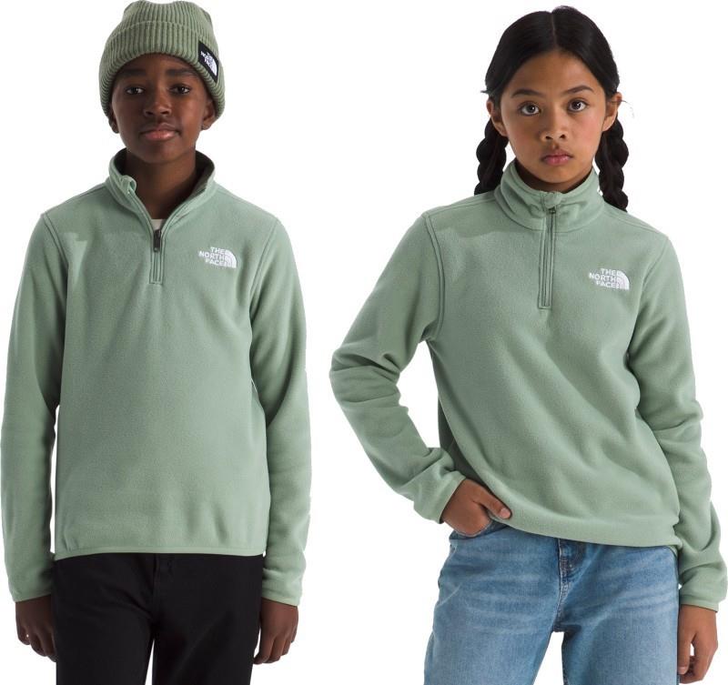 Glacier 1/4 Zip Pullover - Teen - slate moss 1