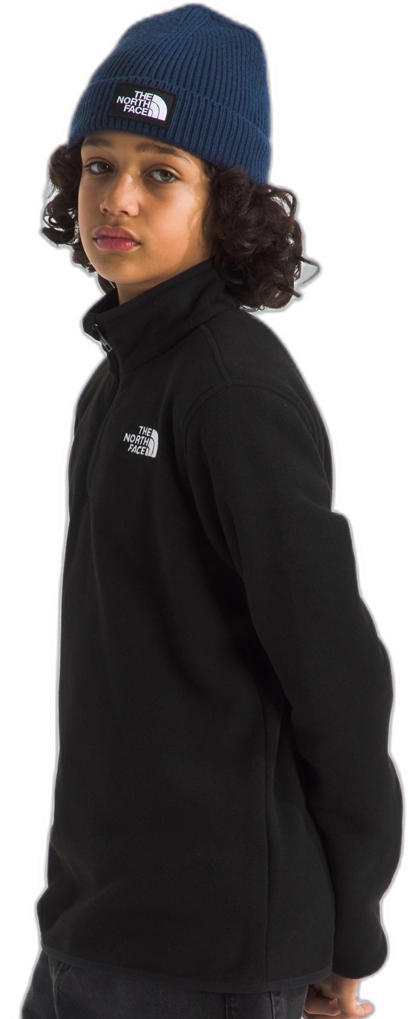 Glacier 1/4 Zip Pullover - Teen - tnf black 1