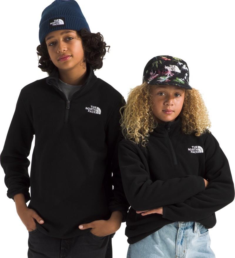 Glacier 1/4 Zip Pullover - Teen - tnf black 1
