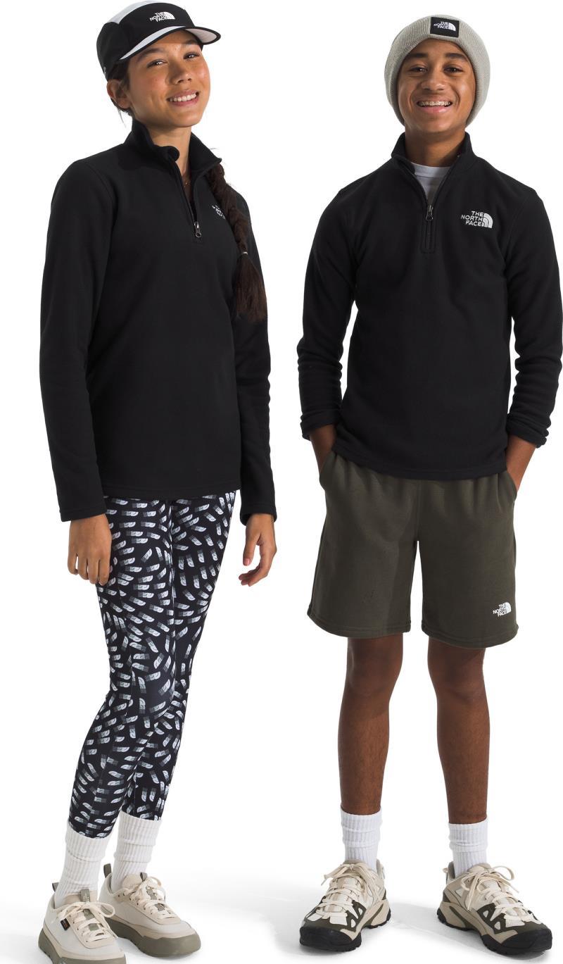 Glacier 1/4 Zip Pullover - Teen - tnf black 1