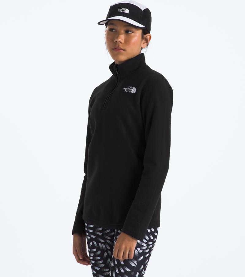 Glacier 1/4 Zip Pullover - Teen - tnf black 1