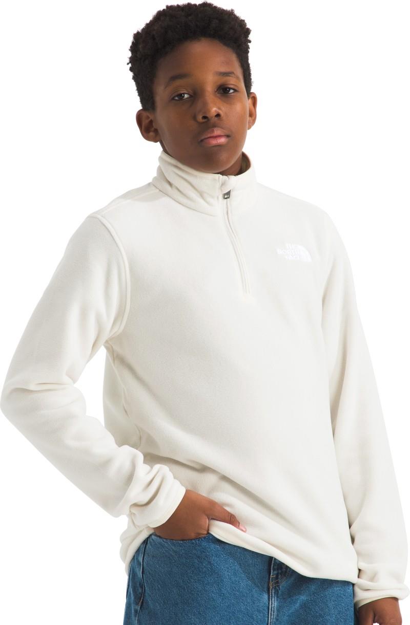 Glacier 1/4 Zip Pullover - Teen - white dune 1