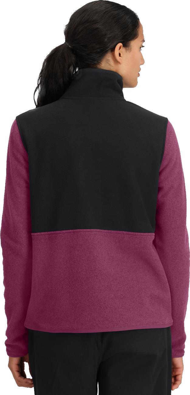 Glacier Fleece 1/2 Snap - Womens - cyber berry / tnf black 1