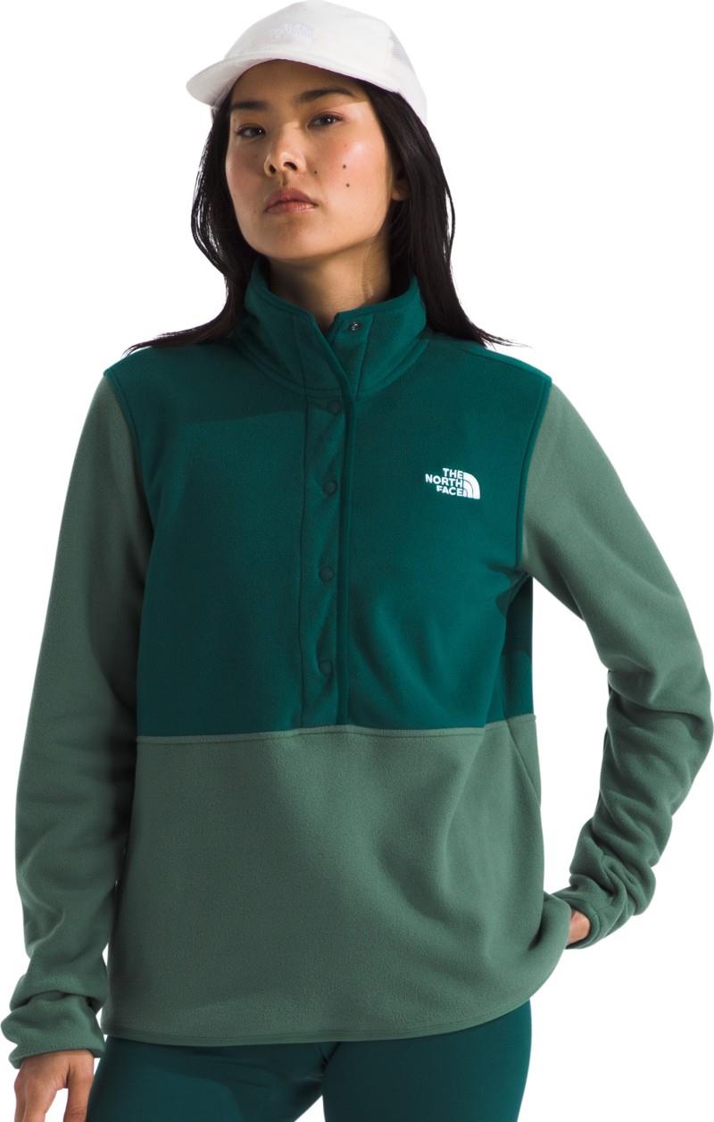 Glacier Fleece 1/2 Snap - Womens - duck green / deep nori 1