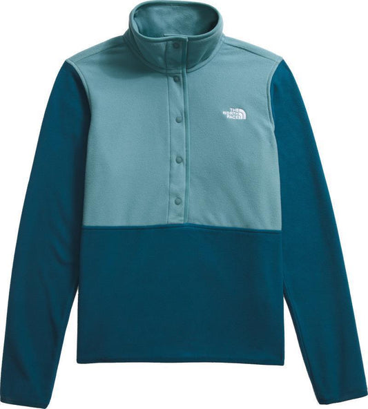Glacier Fleece 1/2 Snap - Womens - midnight petrol / algae blue 1