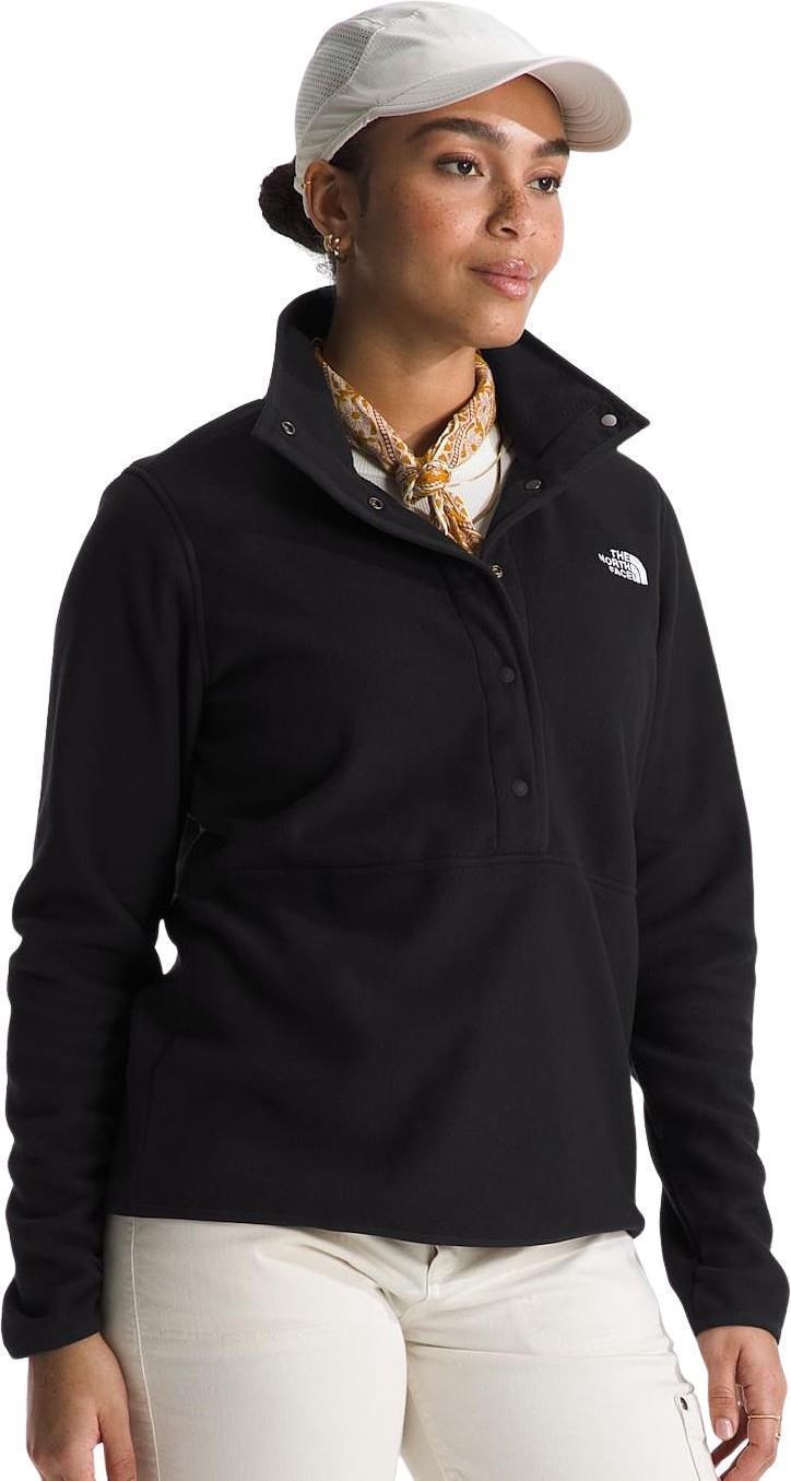 Glacier Fleece 1/2 Snap - Womens - tnf black 1