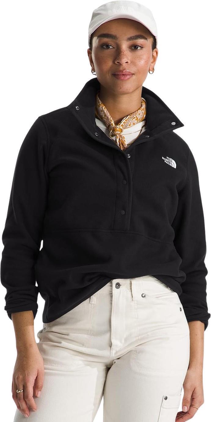 Glacier Fleece 1/2 Snap - Womens - tnf black 1