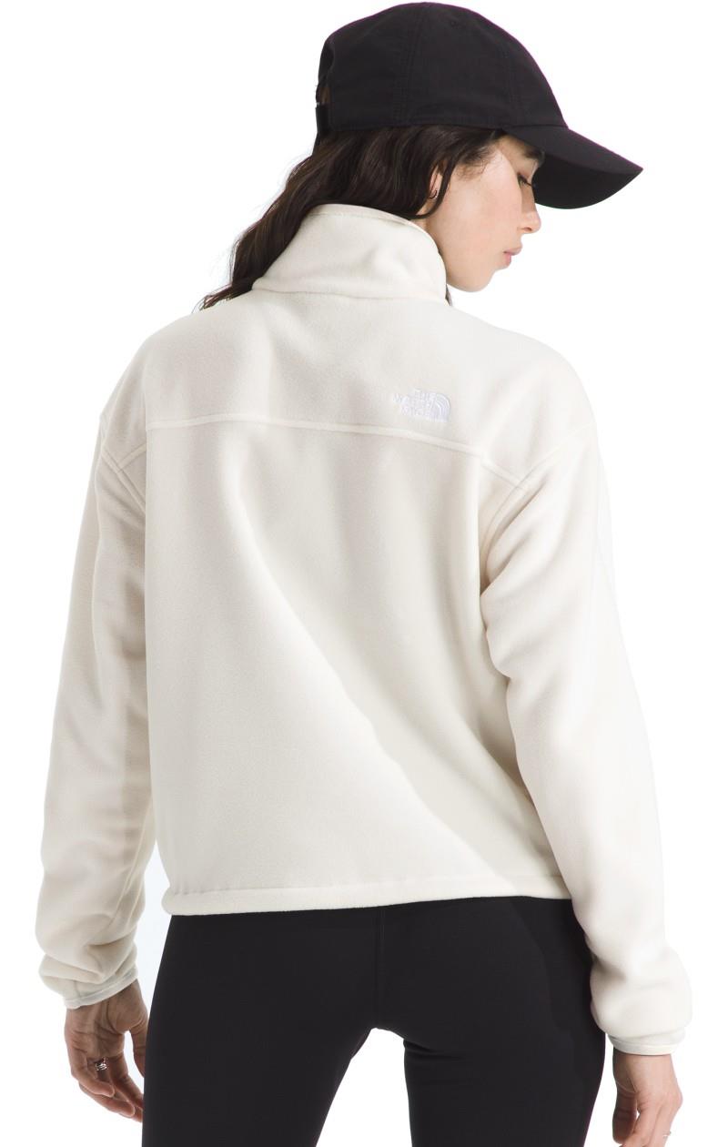 Glacier Fleece 1/2 Zip Short Jacket - Womens - white dune 1