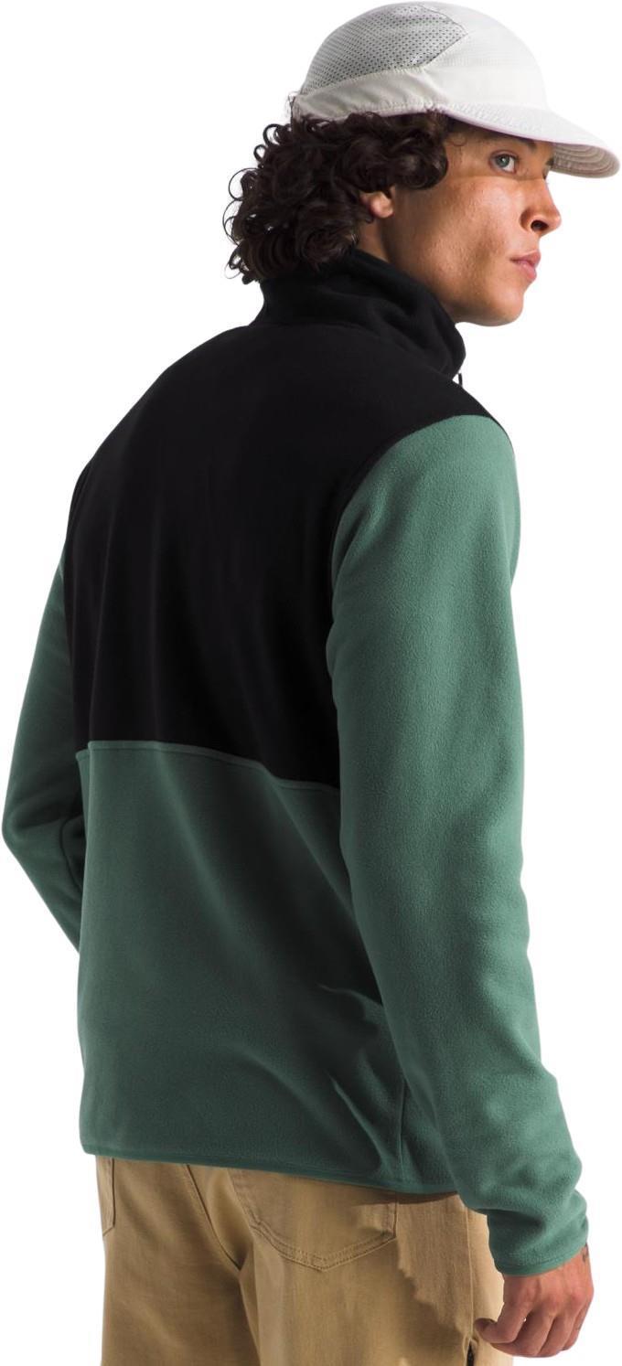 Glacier Fleece 1/2 Zip - Mens - duck green / tnf black 1