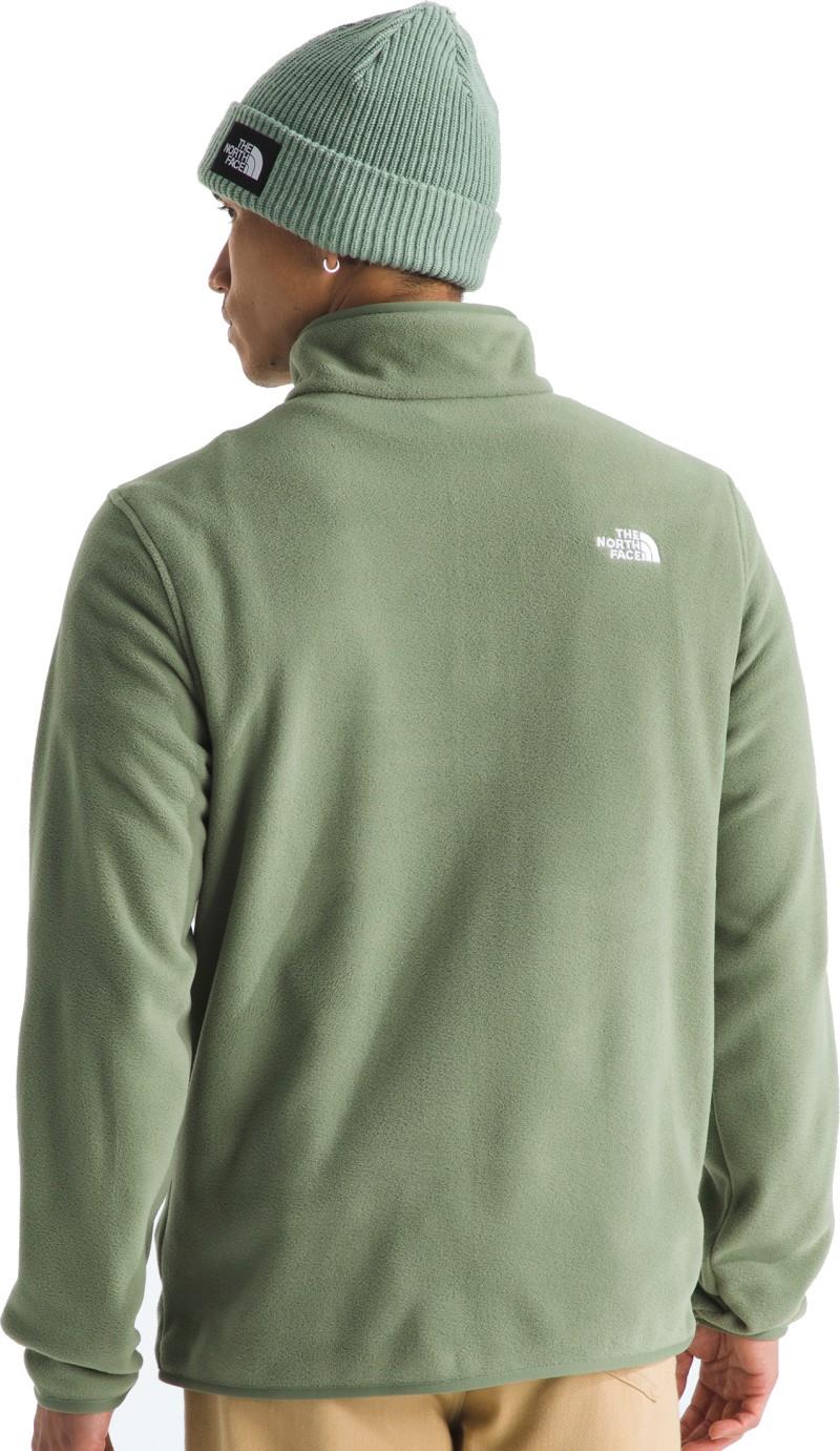 Glacier Fleece 1/4 Zip Jacket - Mens - bark mist 1