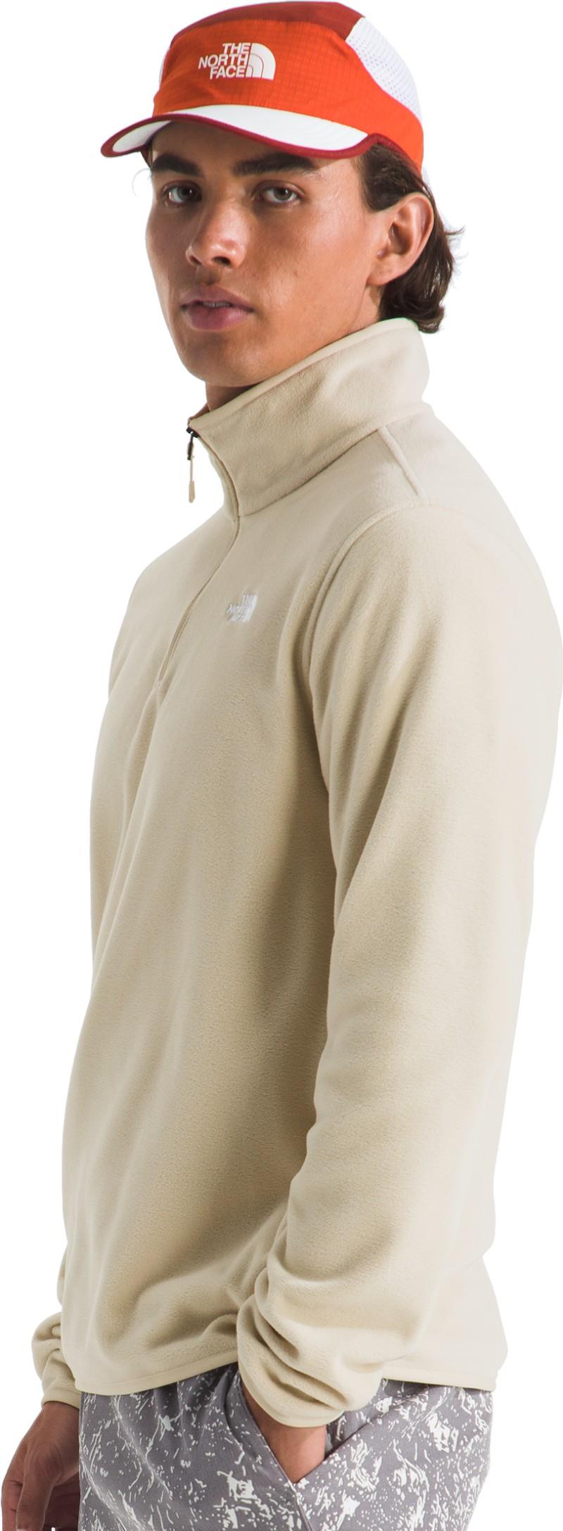 Glacier Fleece 1/4 Zip Jacket - Mens - desert stone 1