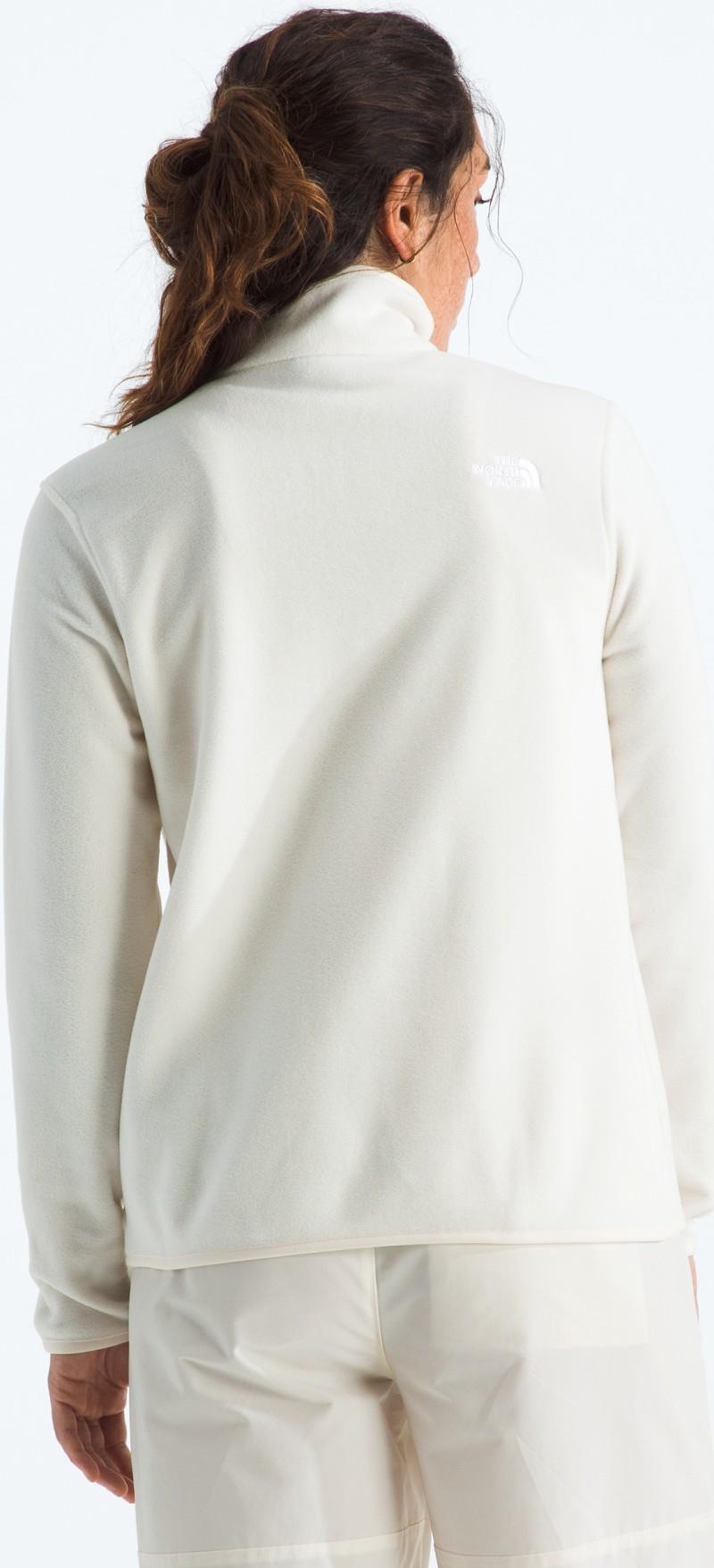 Glacier Fleece 1/4 Zip Jacket - Womens - white dune 1