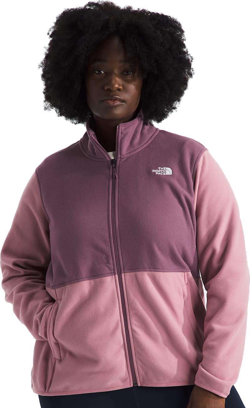 Glacier Fleece Jacket, Plus - Womens - mauve / midnight mauve 1