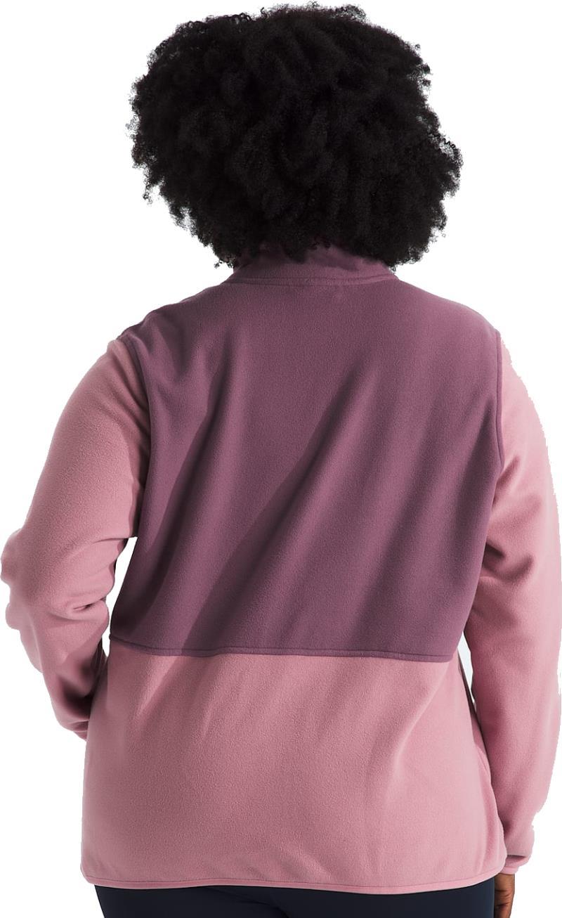 Glacier Fleece Jacket, Plus - Womens - mauve / midnight mauve 1