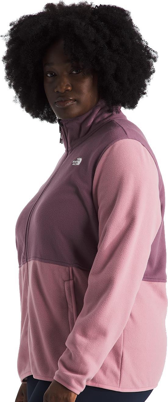 Glacier Fleece Jacket, Plus - Womens - mauve / midnight mauve 1