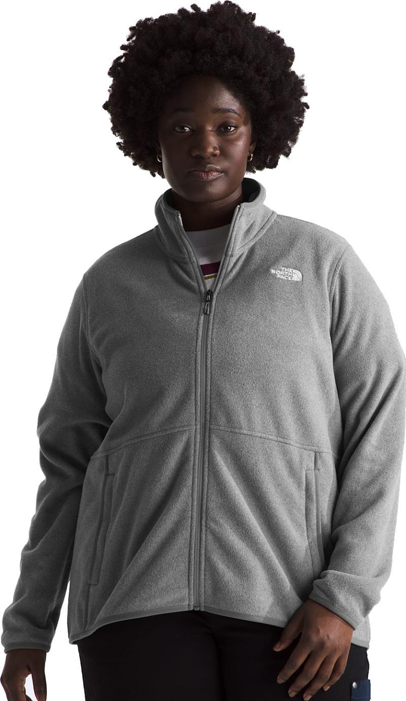 Glacier Fleece Jacket, Plus - Womens - tnf medium grey heather 1