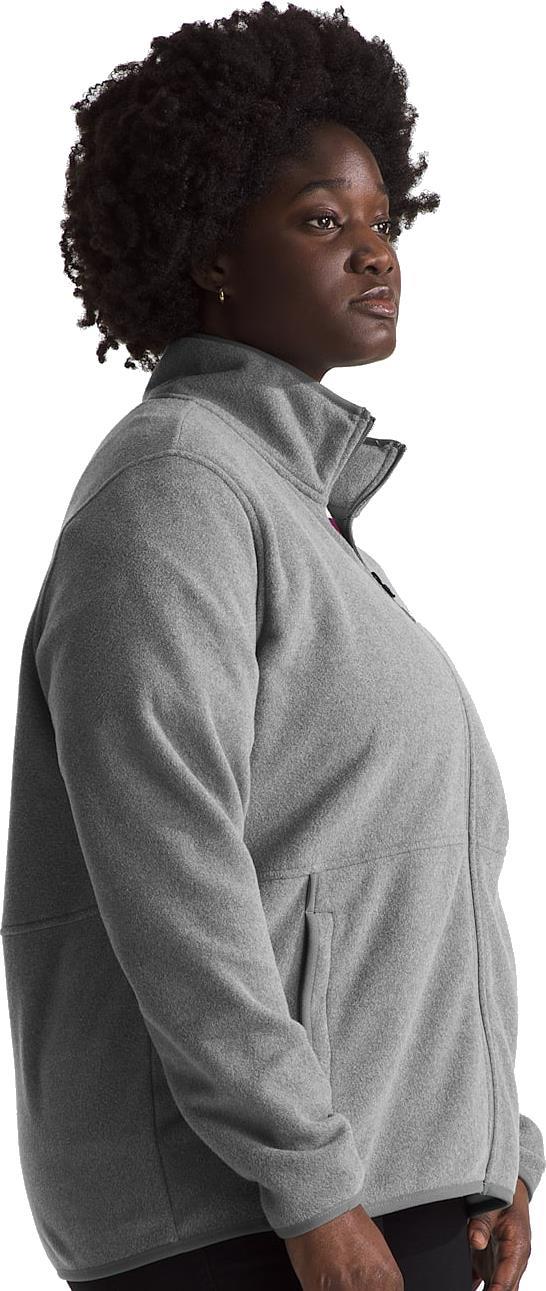 Glacier Fleece Jacket, Plus - Womens - tnf medium grey heather 1