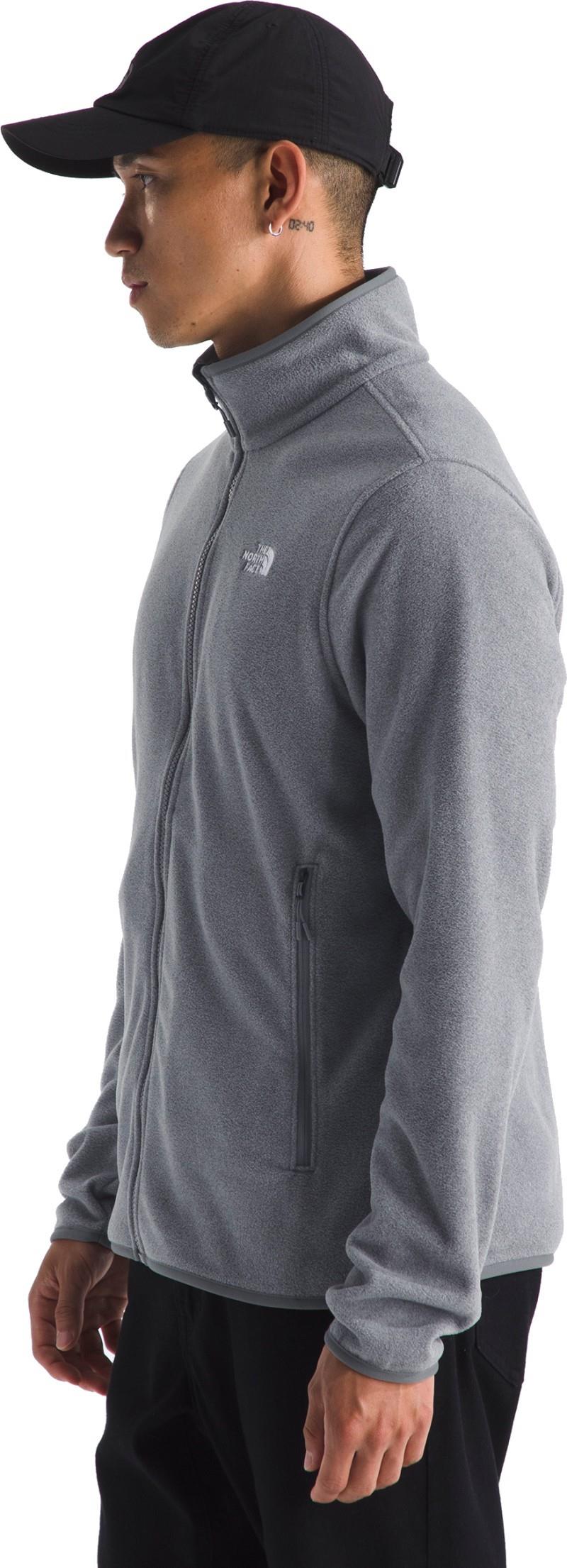 Glacier Fleece Jacket - Mens - tnf mid grey heather 1