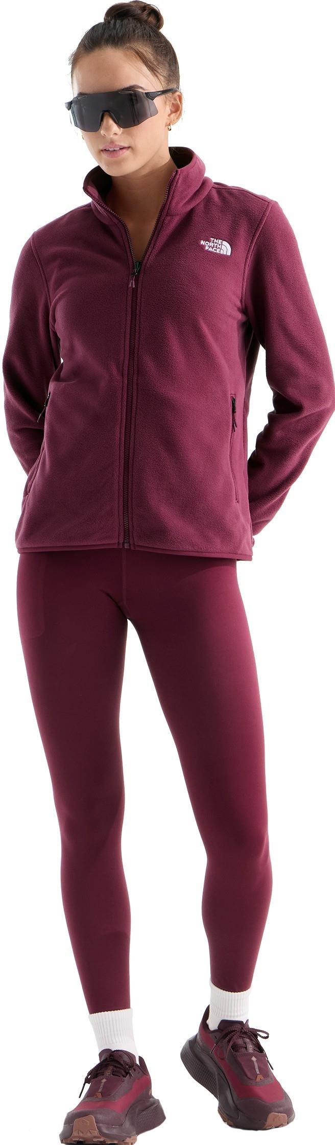 Glacier Fleece Jacket - Womens - burgundy crush 1