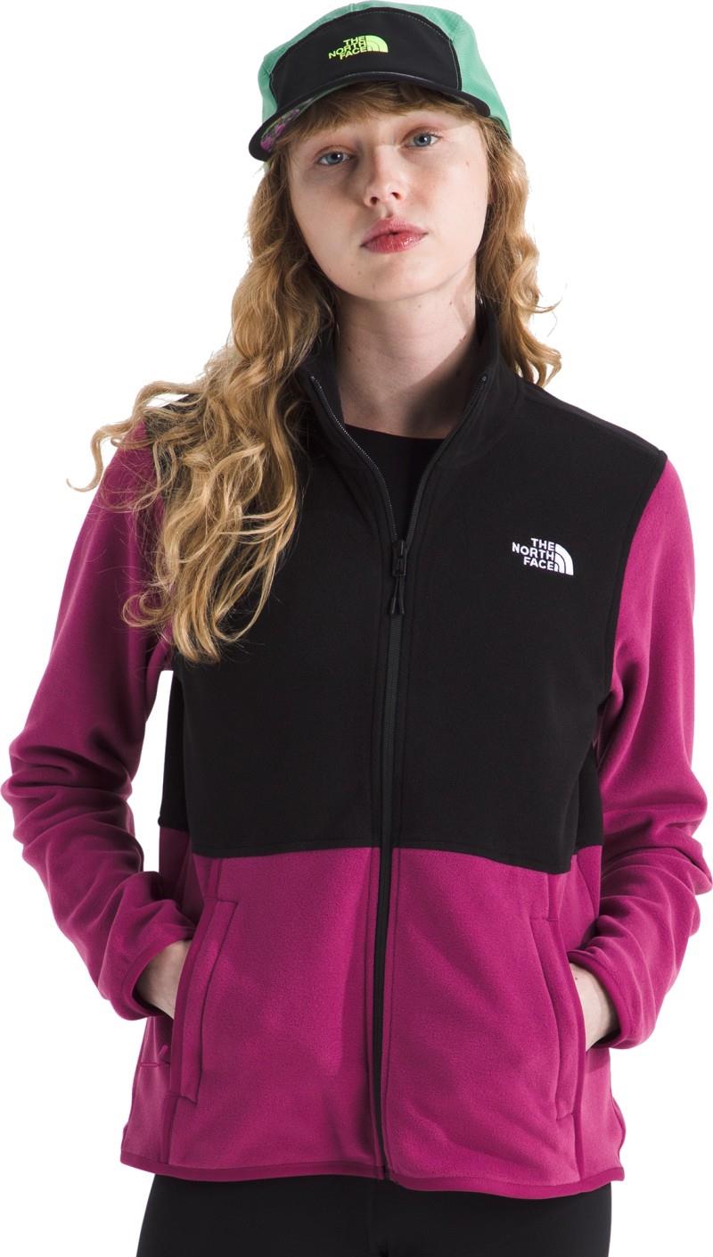 Glacier Fleece Jacket - Womens - cyber berry / tnf black 1