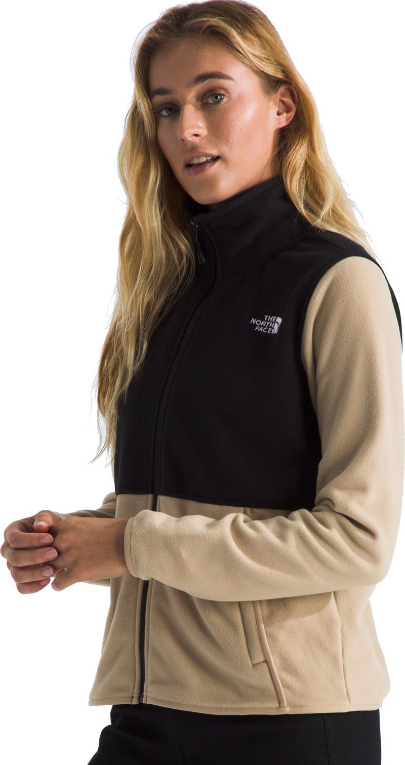 Glacier Fleece Jacket - Womens - khaki stone / tnf black 1
