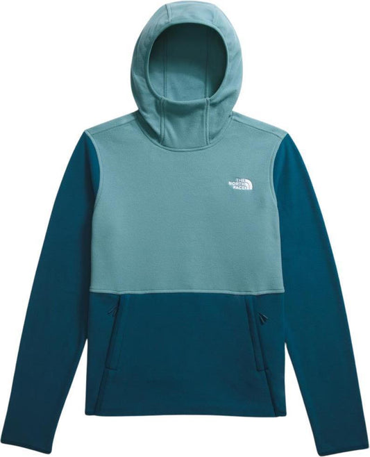 Glacier Fleece Pullover Hoodie - Womens - midnight petrol / algae blue 1