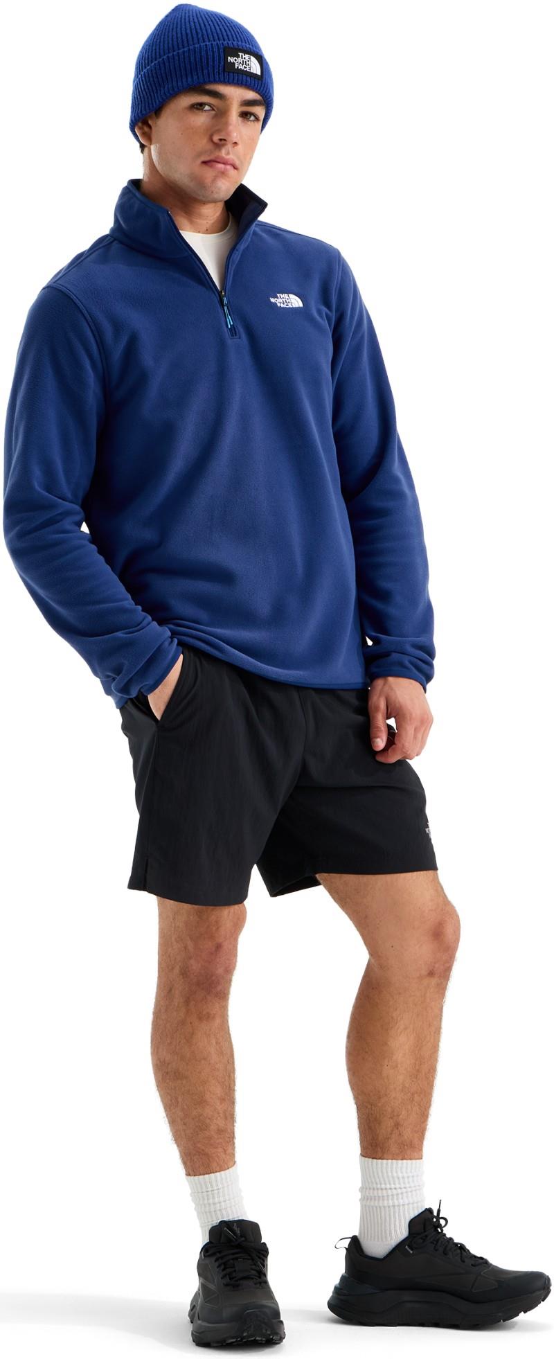 Glacier Fleece Quarter Zip Jacket - Mens - bold blue 1