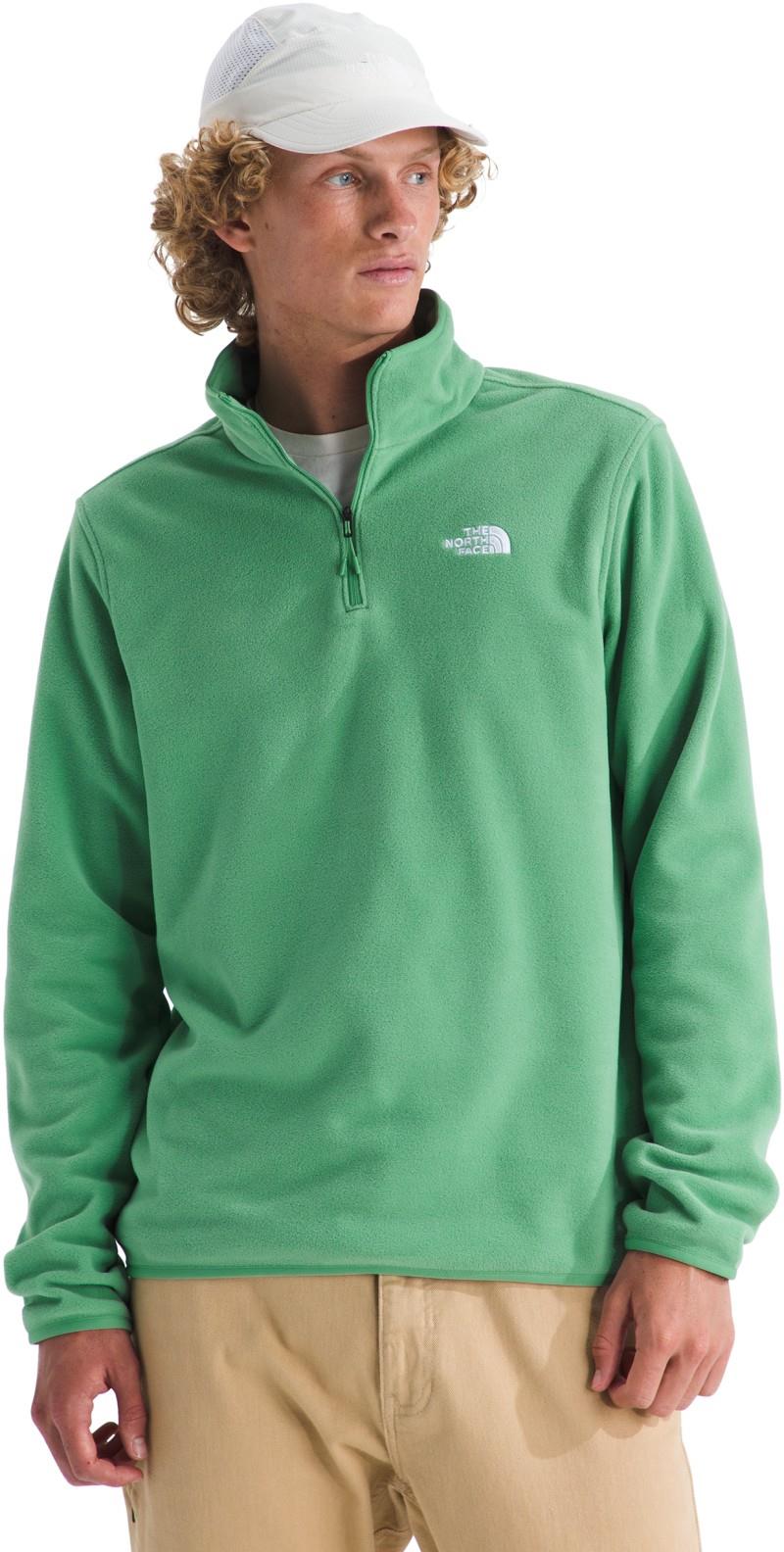 Glacier Fleece Quarter Zip Jacket - Mens - dimmed algae 1