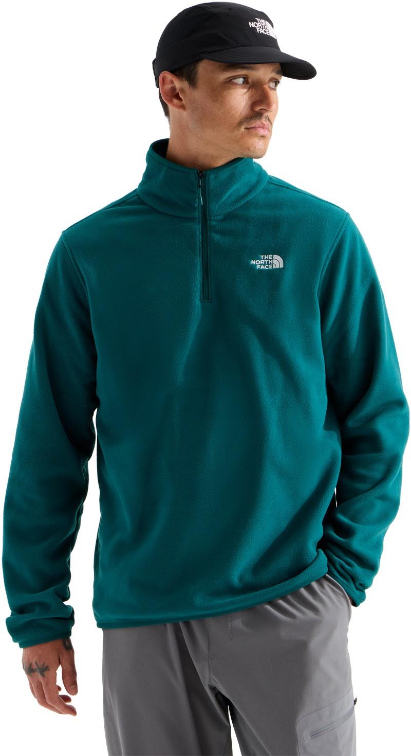 Glacier Fleece Quarter Zip Jacket - Mens - pacific teal 1